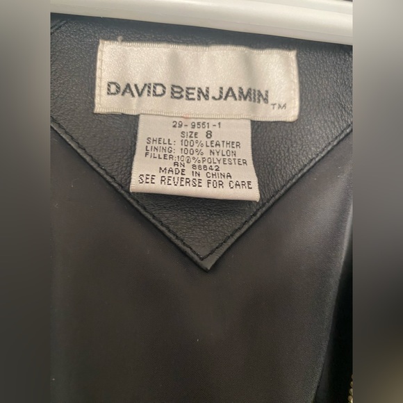 David Benjamin leather jacket - Picture 2 of 3